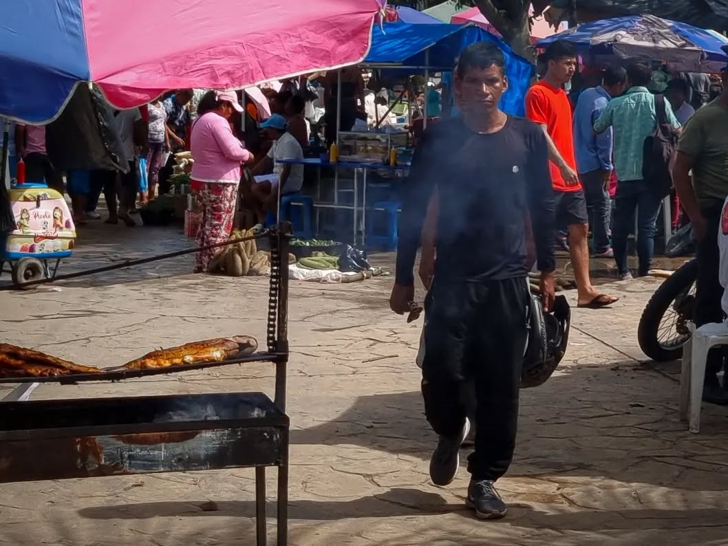 Archivo fotográfico de la plaza de mercado de Leticia.